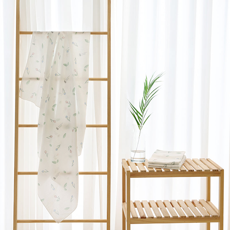 밤부베베 Bamboobebe Signature Bath Sheet Flower Buds (3pcs)