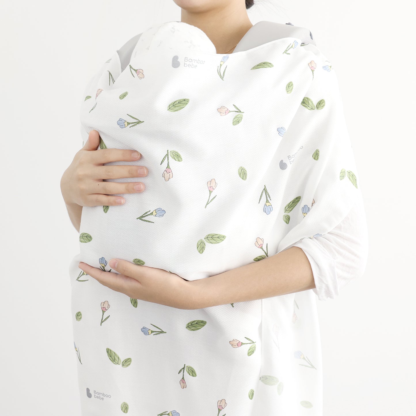 밤부베베 Bamboobebe Signature Bath Sheet Flower Buds (3pcs)