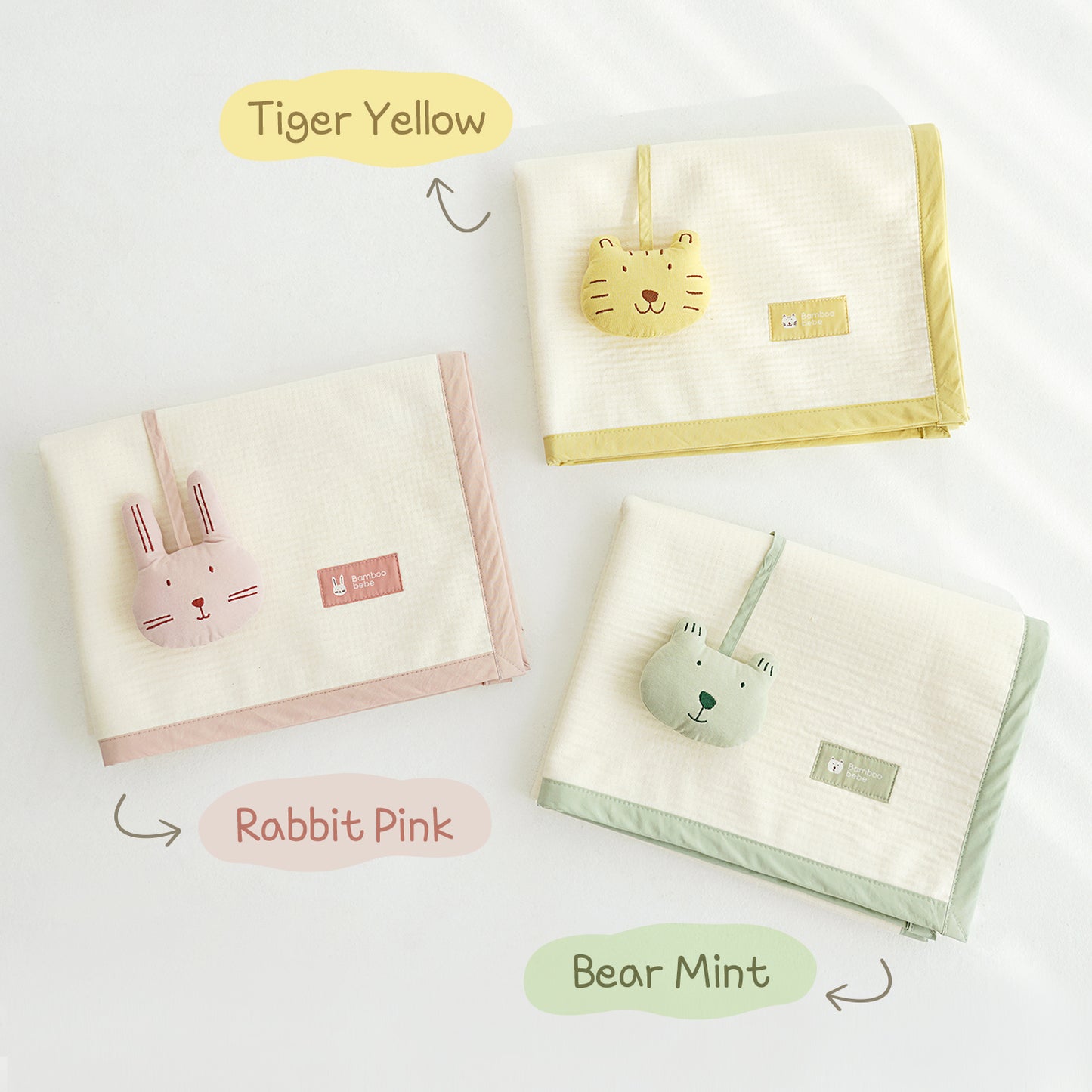 밤부베베 Bamboobebe Animal Cotton Reversible Baby Waterproof Pad