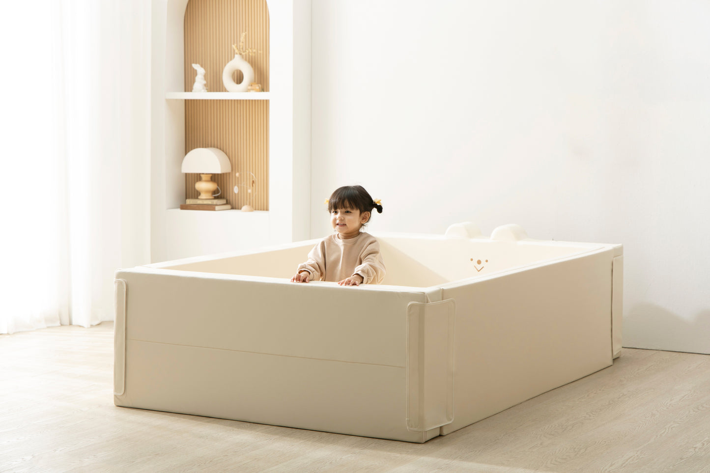 알집매트 Alzip Milky Bear Family Bumper Bed