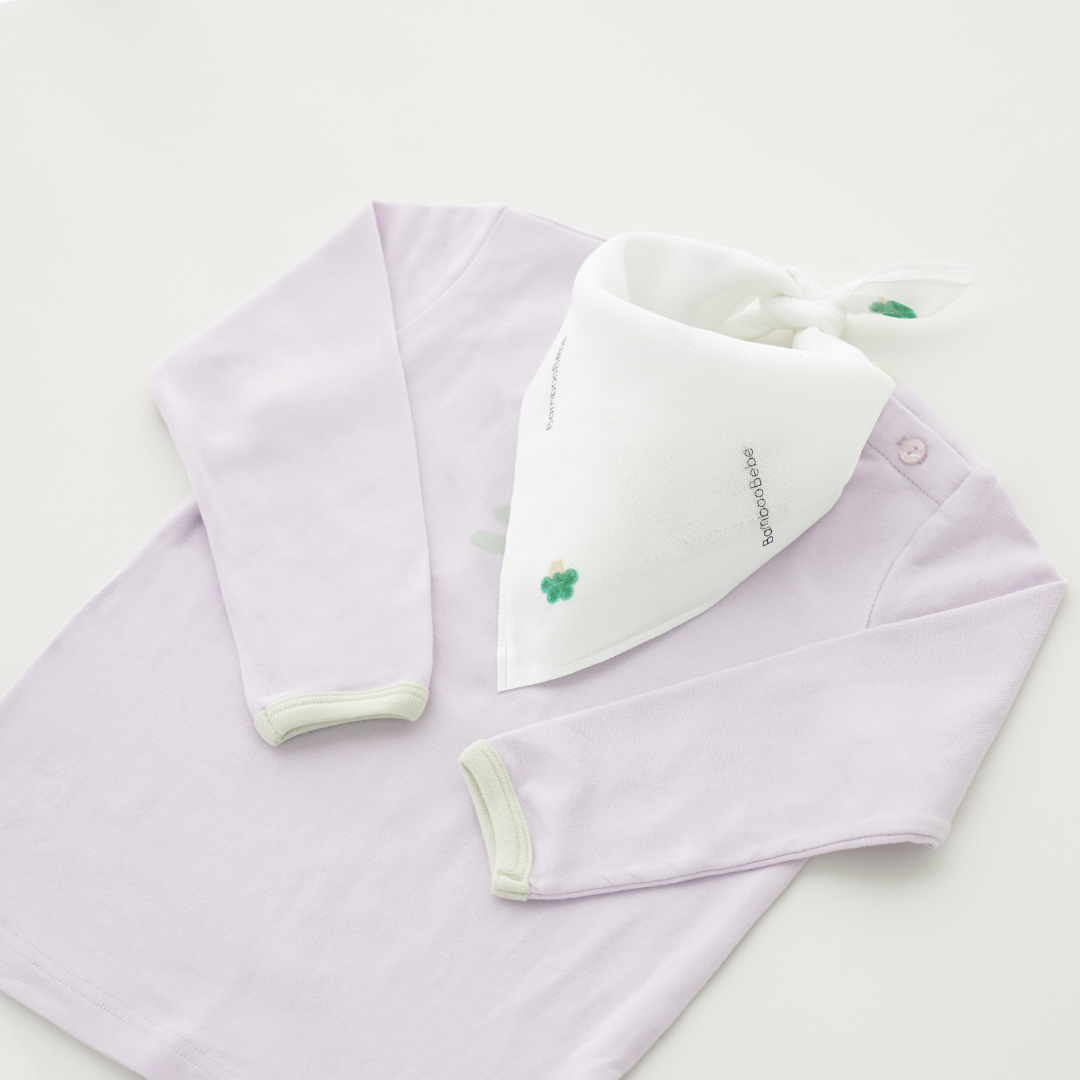 밤부베베 Bamboobebe Signature Gauze Handkerchief Yummy Veggie (6 pcs)