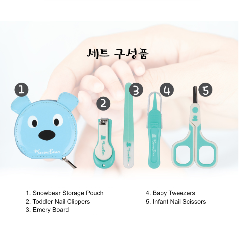 Snowbear Newborn Safety Nail Clipper Set of 4