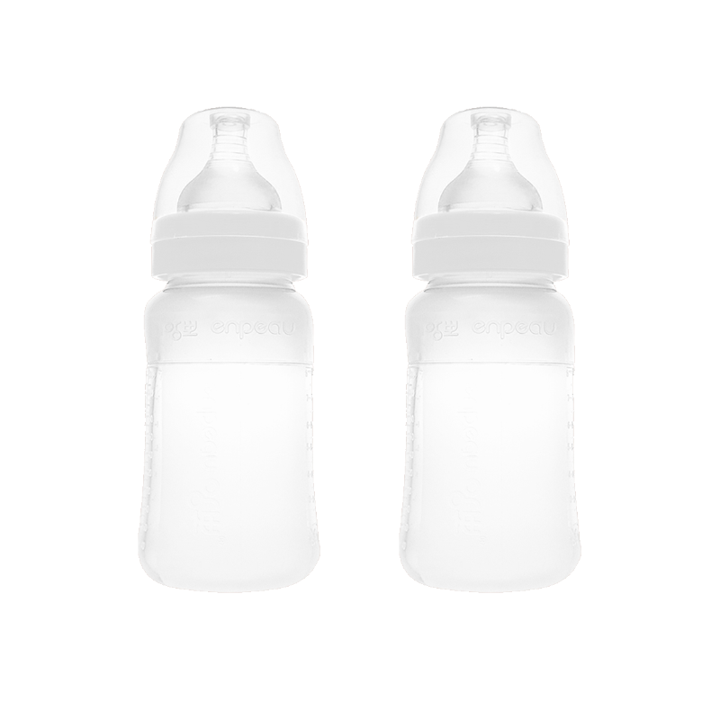 Enpeau Silicone Baby Bottles and Teats (FDA Approved)