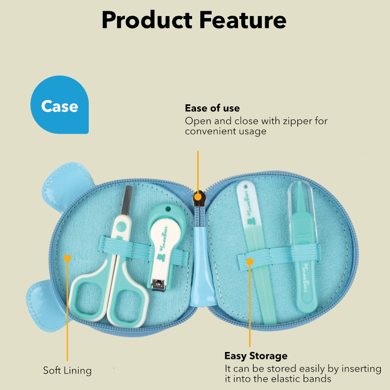 Snowbear Newborn Safety Nail Clipper Set of 4