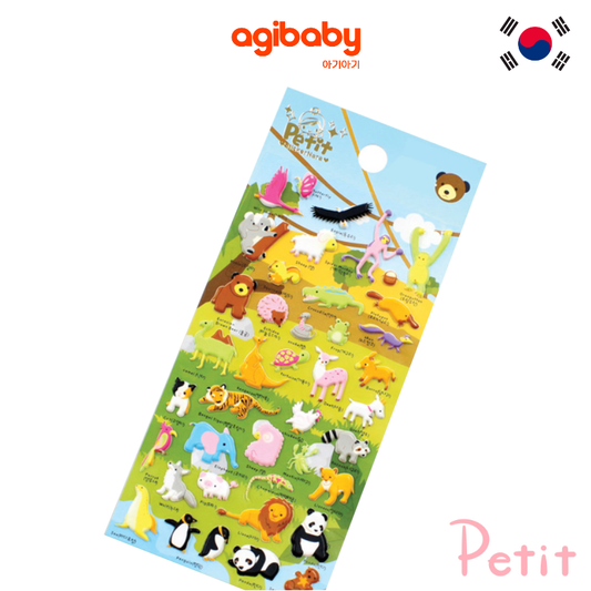 Petit Fancy Lovely Animals-Animals Sticker (DA-5103B)