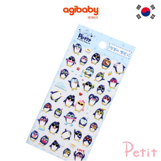 Petit Fancy Penguins Sticker (DA-5223)