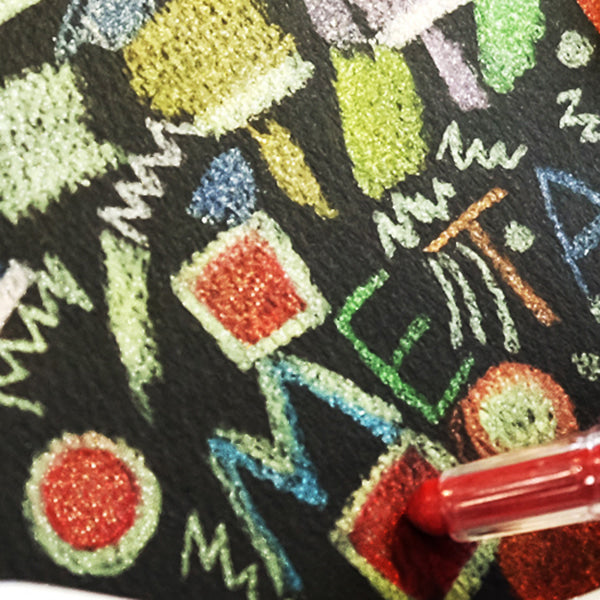 Colors-in-Motion 16 Metallic Twistable Crayons