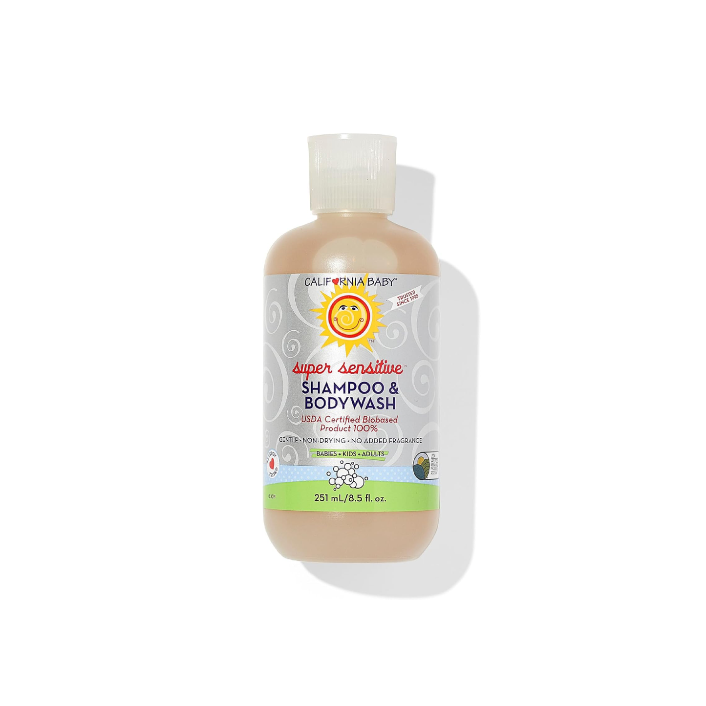 California Baby Super Sensitive™ Shampoo & Bodywash (No Fragrance)