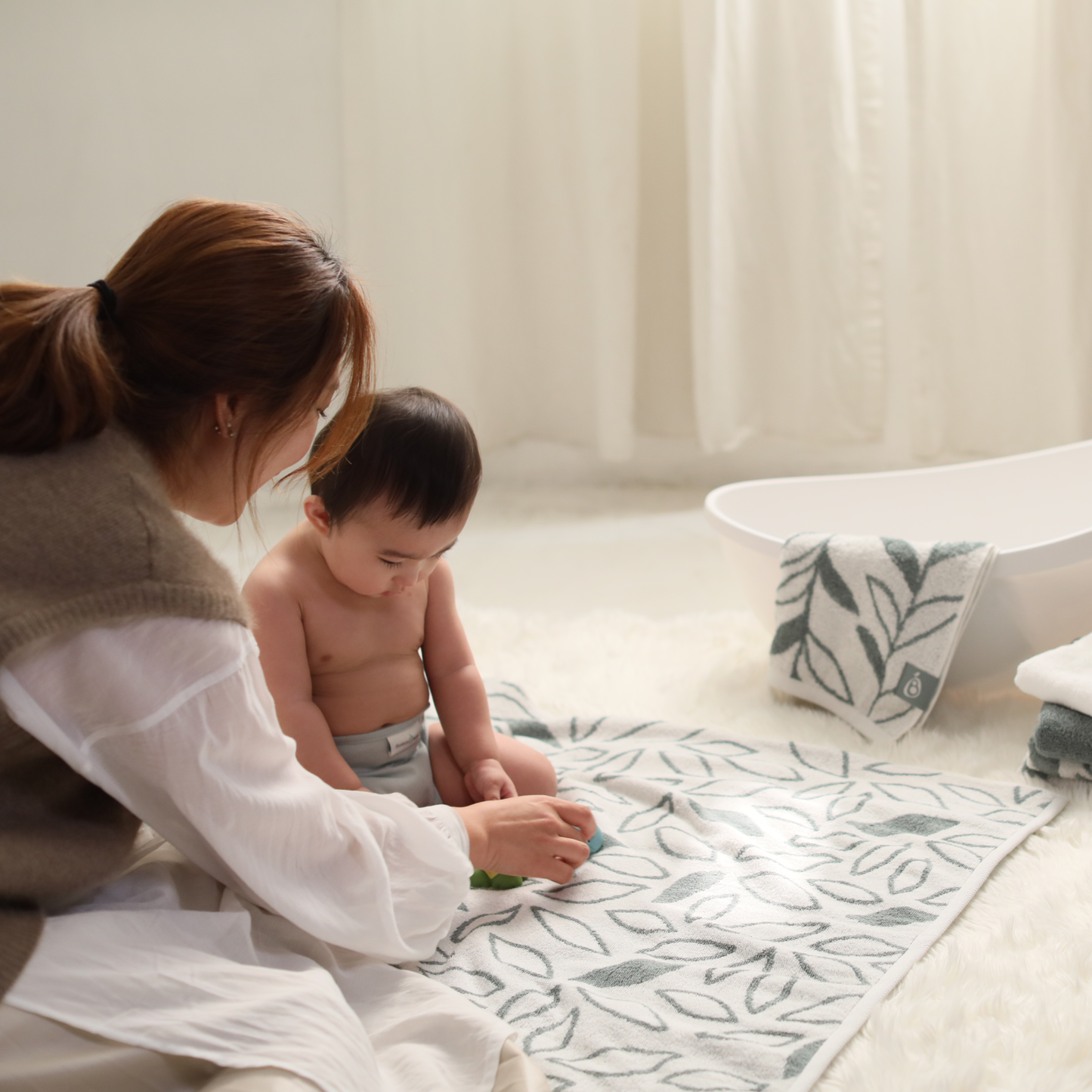 밤부베베 Botanic Bath Towel