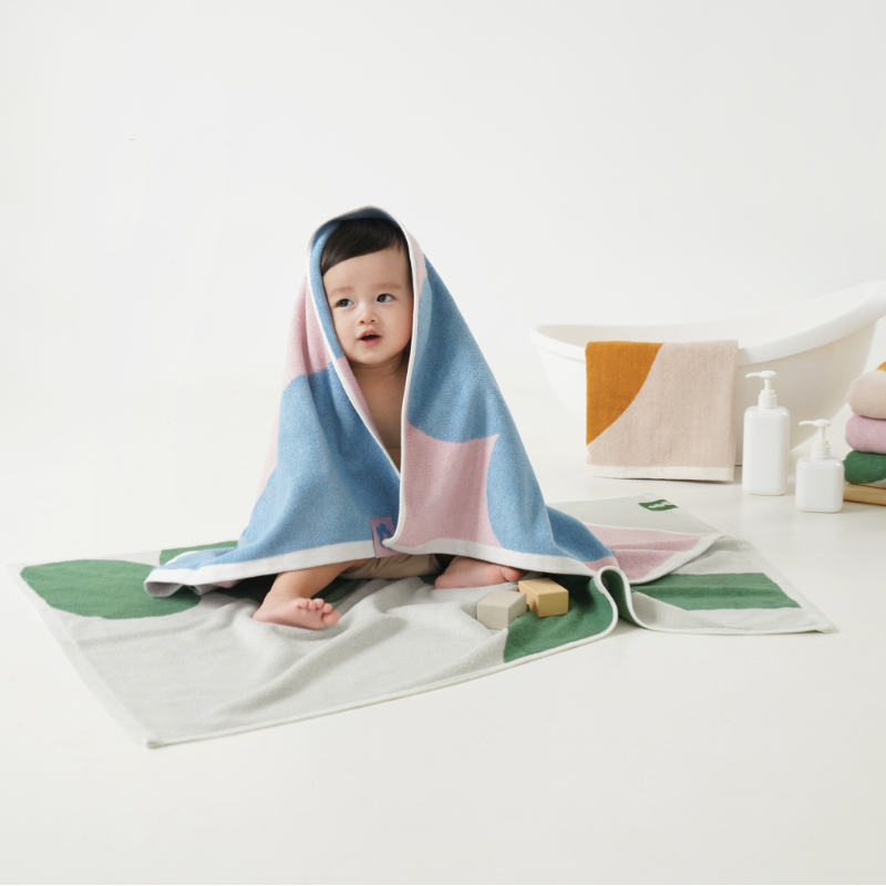 밤부베베 Bamboobebe Village II Bath Towel