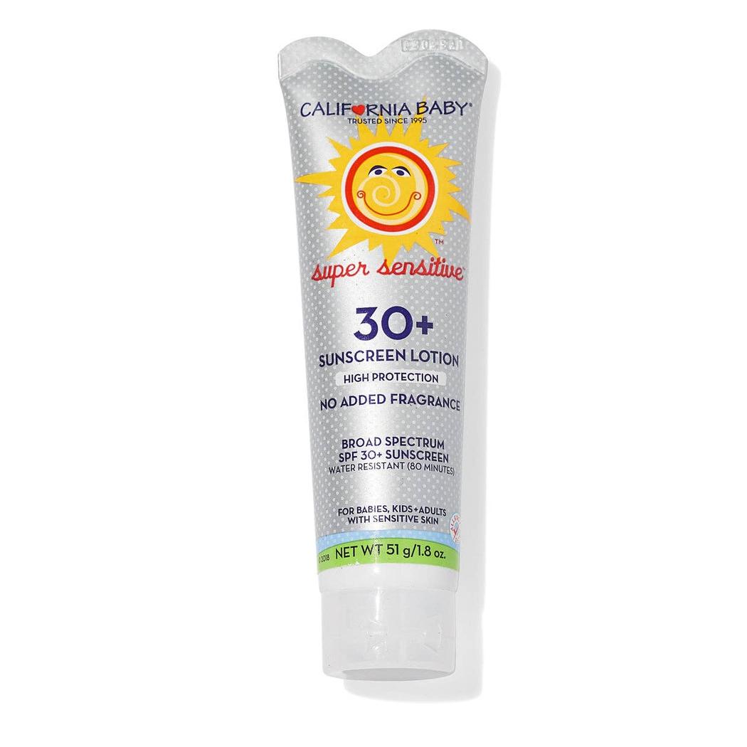 California Baby Super Sensitive™ Broad Spectrum SPF 30+ Sunscreen (Unscented)