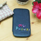 Petit Fancy BLack Line Alphabets Sticker Embossed (DA-5694)
