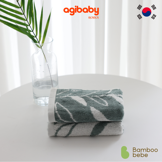 밤부베베 Botanic Pattern Light Face Towel