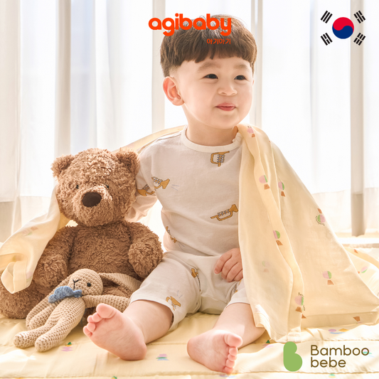 밤부베베 Bamboobebe Circus Gauze Blanket