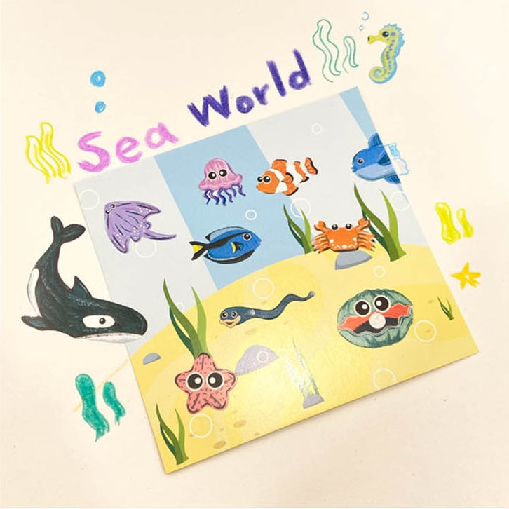 Petit Fancy Seaworld Sticker (DA-5565)