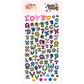 Petit Fancy BLack Line Alphabets Sticker Embossed (DA-5694)