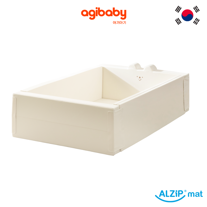 알집매트 Alzip Milky Bear Family Bumper Bed