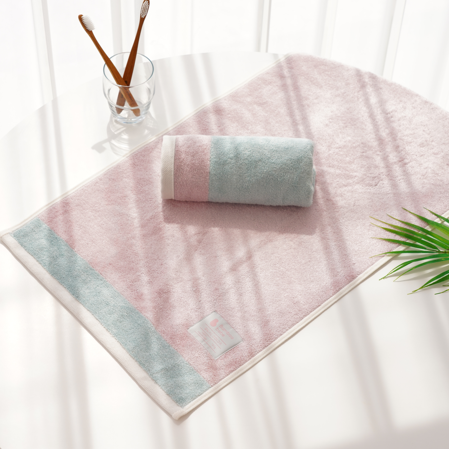 밤부베베 Bamboobebe Dual Colour Face Towel