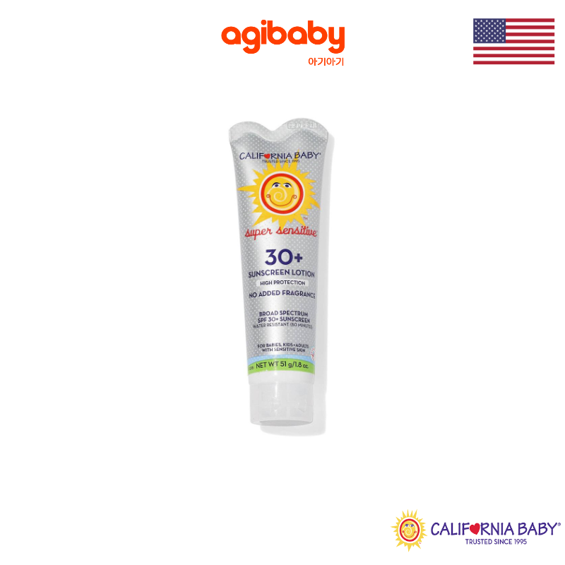California Baby Super Sensitive™ Broad Spectrum SPF 30+ Sunscreen (Unscented)