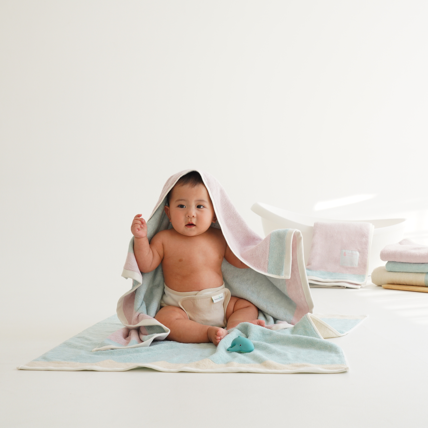 밤부베베 Dual Colour Bath Towel