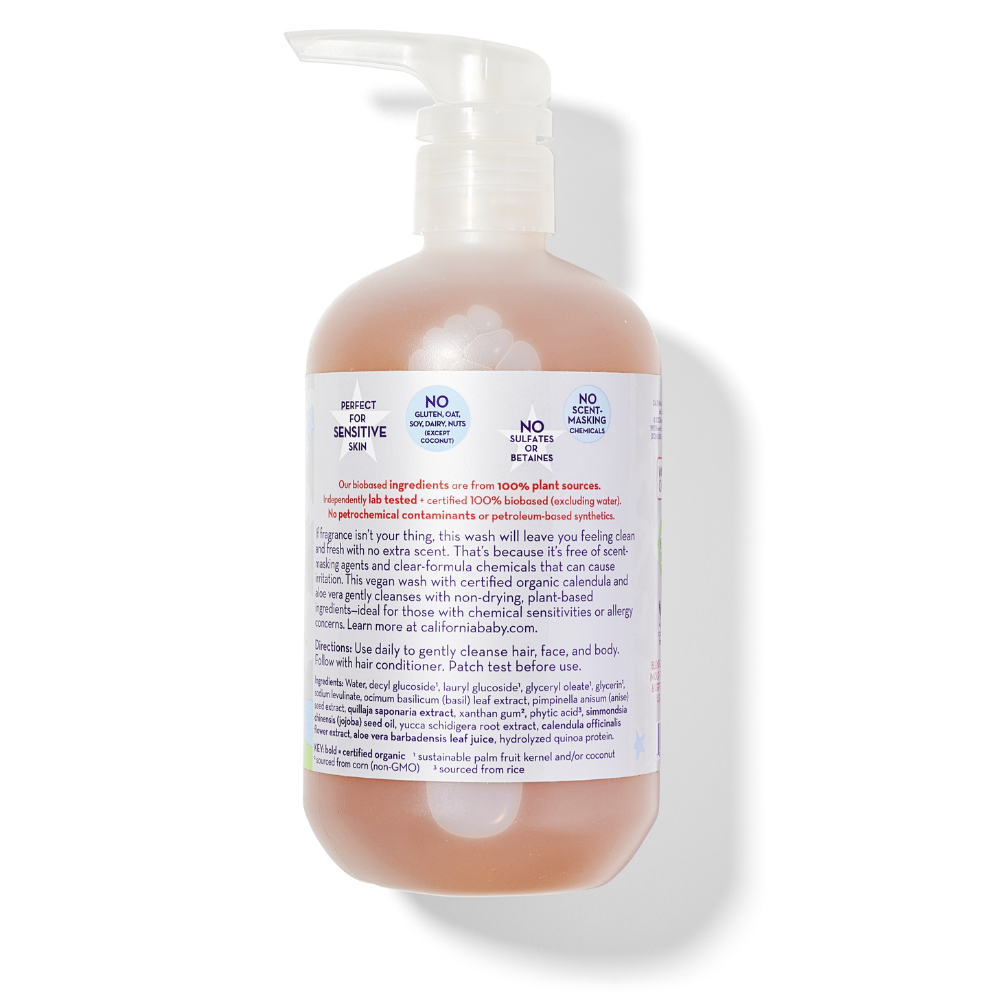 California Baby Super Sensitive™ Shampoo & Bodywash (No Fragrance)