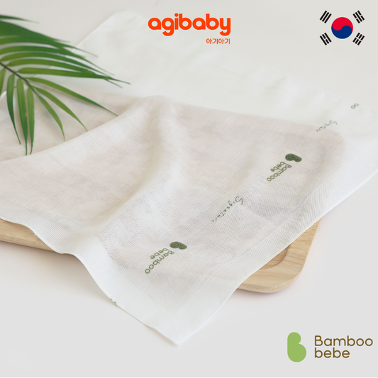 밤부베베 Bamboobebe Signature Gauze Handkerchief Pure 5pcs/10pcs