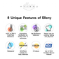엘로나파파 Ellony UFO Suction Caps by Papastuff
