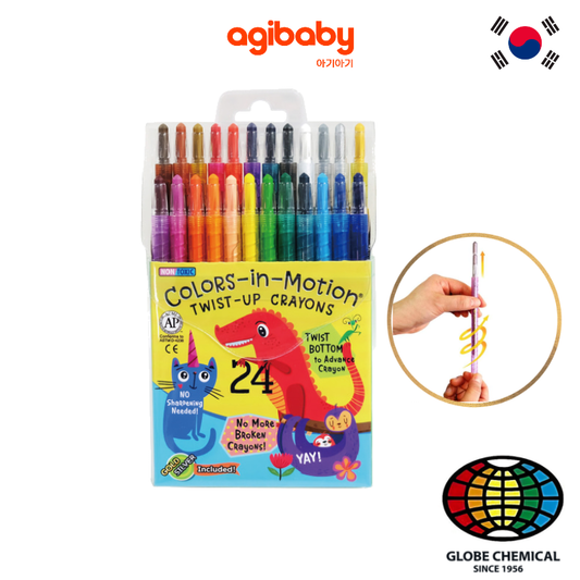 Colours-in-Motion 24 Twistable Crayons