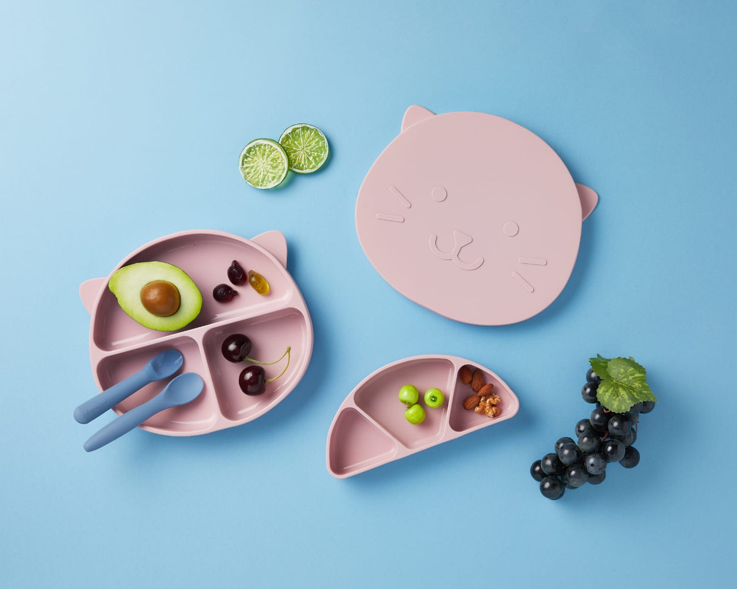 엘로나파파 Ellony Silicone Plate Set by Papastuff