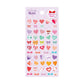 Petit Fancy Pattern Heart Sticker (DA-5170)